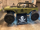 Rock Sliders for SCX10 II, Element & VS4-10, 7 Inch Wide Bodies