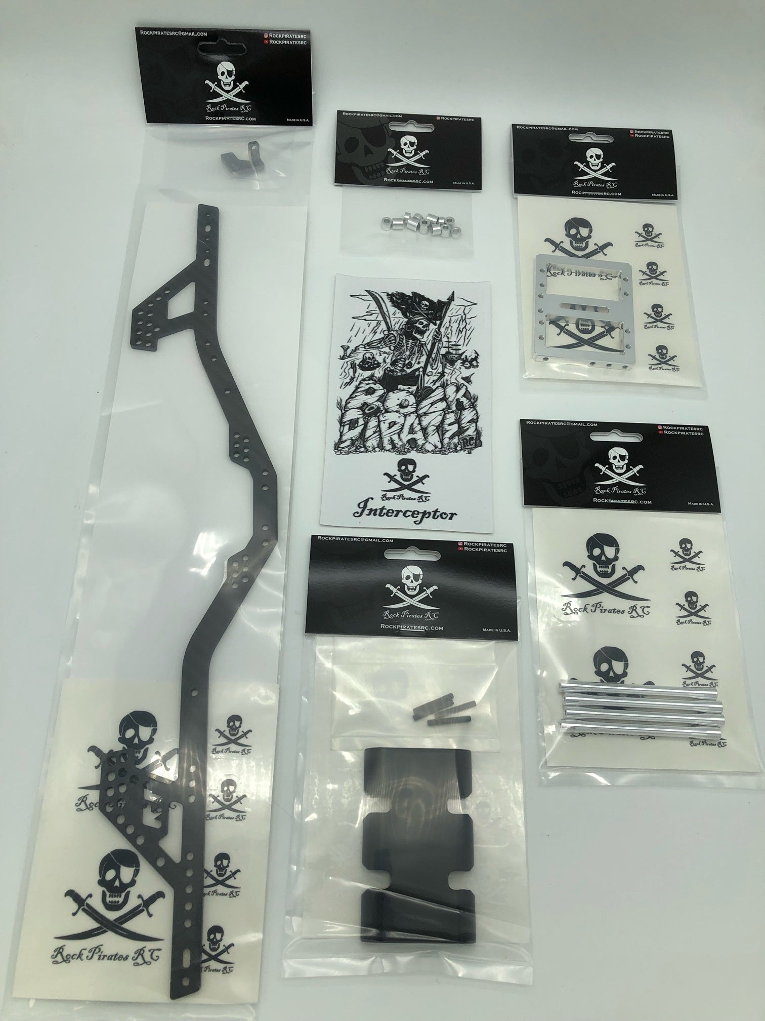 INTERCEPTOR CARBON Chassis Kit – Rock Pirates