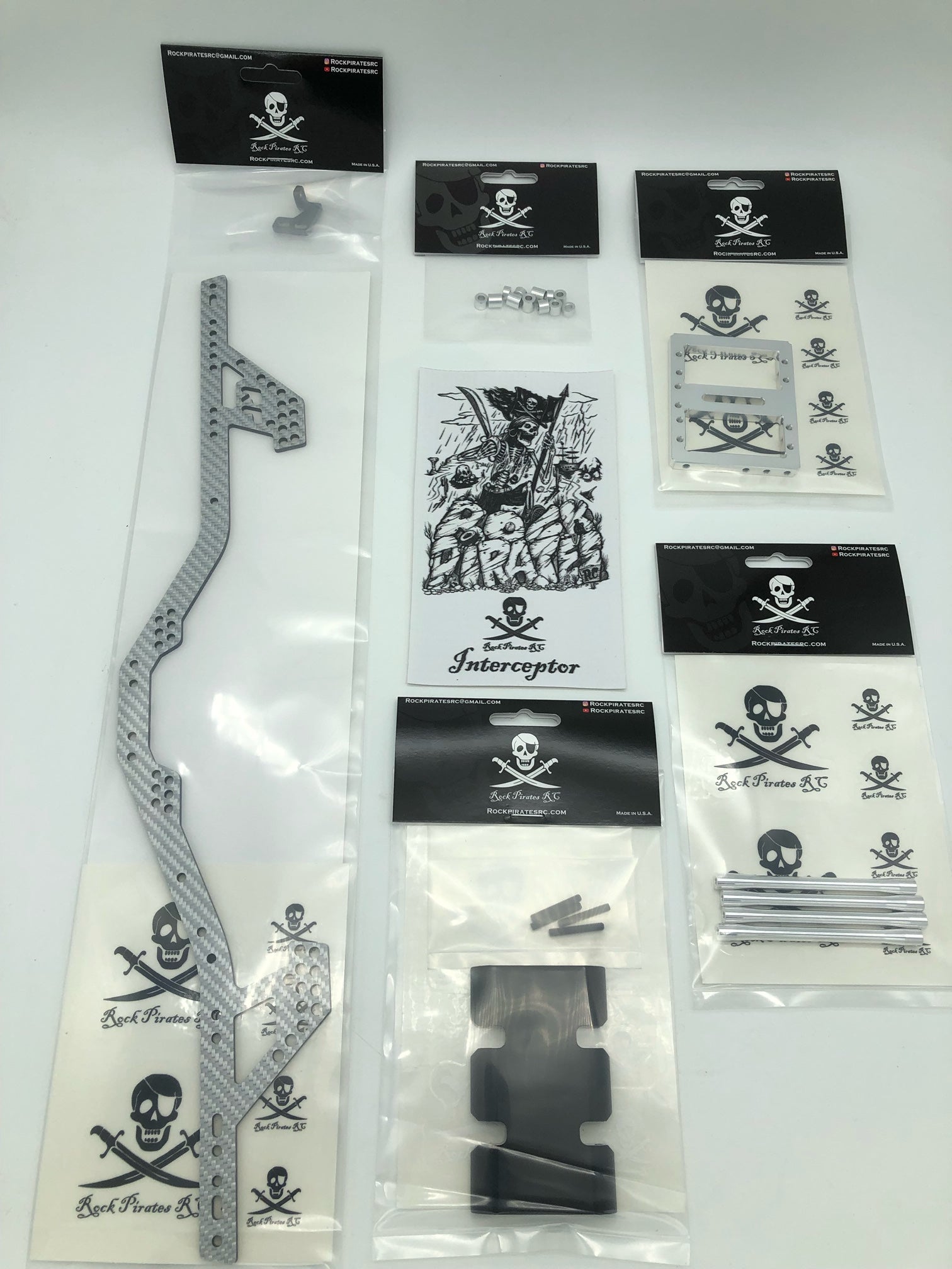 INTERCEPTOR CARBON Chassis Kit – Rock Pirates