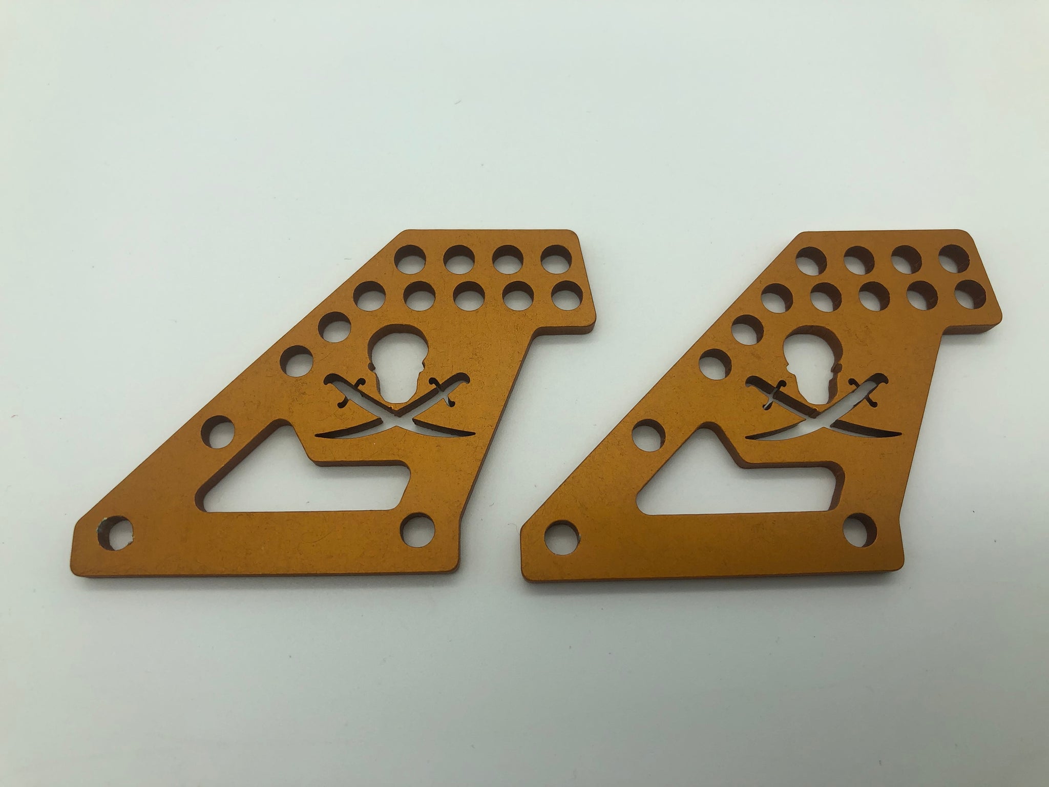 TREAL Aluminum Shock Towers For Axial SCX10 II - Rear Shock Hoops Upgrade Parts